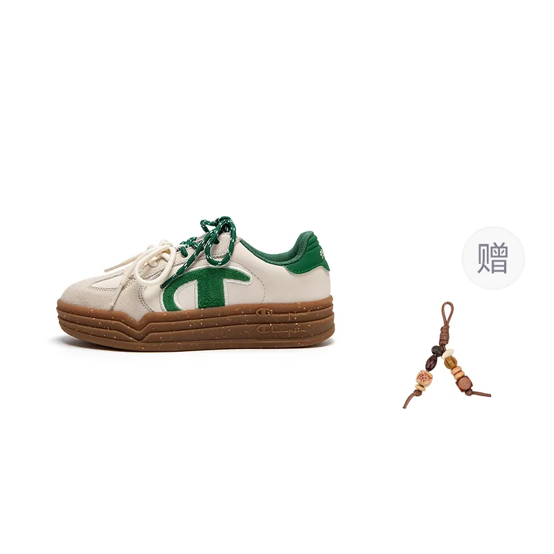 Champion Kids Кроссовки для скейтбординга Platform German Army Trainers, устойчивые к истиранию, низкие, цвет Ivy Green, детские — фото 2