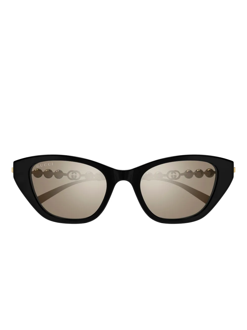 

Солнечные очки в форме кошачьих глаз GG1968S с жемчужной отделкой Gucci, черный