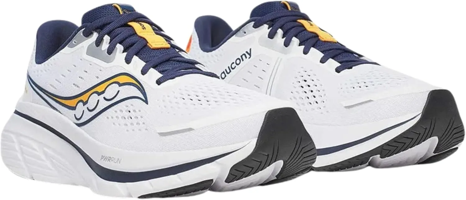 Мужские спортивные кроссовки Saucony Kinvara 11, белый/темно-синий — фото 4