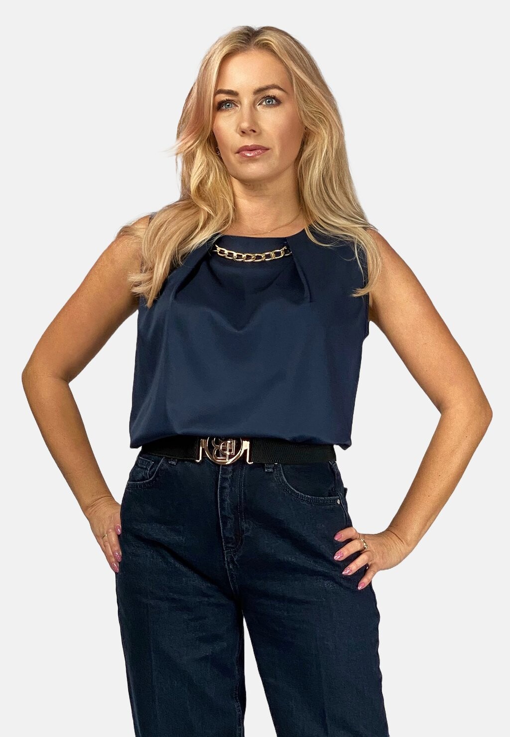

Топ WITH CHAIN REGINA FASHION, цвет dark blue