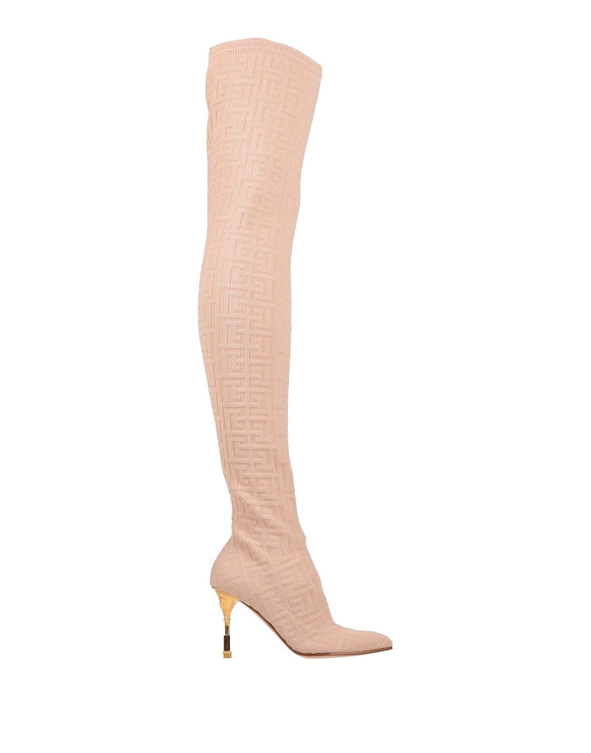 Ботинки Balmain, бледно-розовый