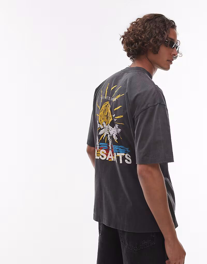 

Футболка Allsaints Cove черного цвета