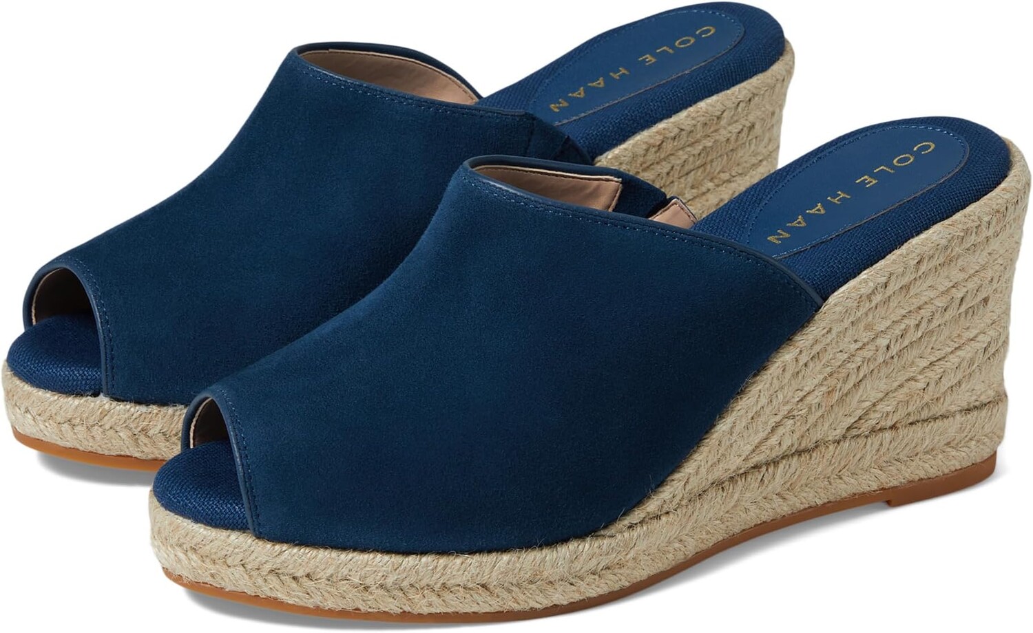 

Туфли Cole Haan Cloudfeel Southcrest Mule, цвет Blue Wing Teal Suede