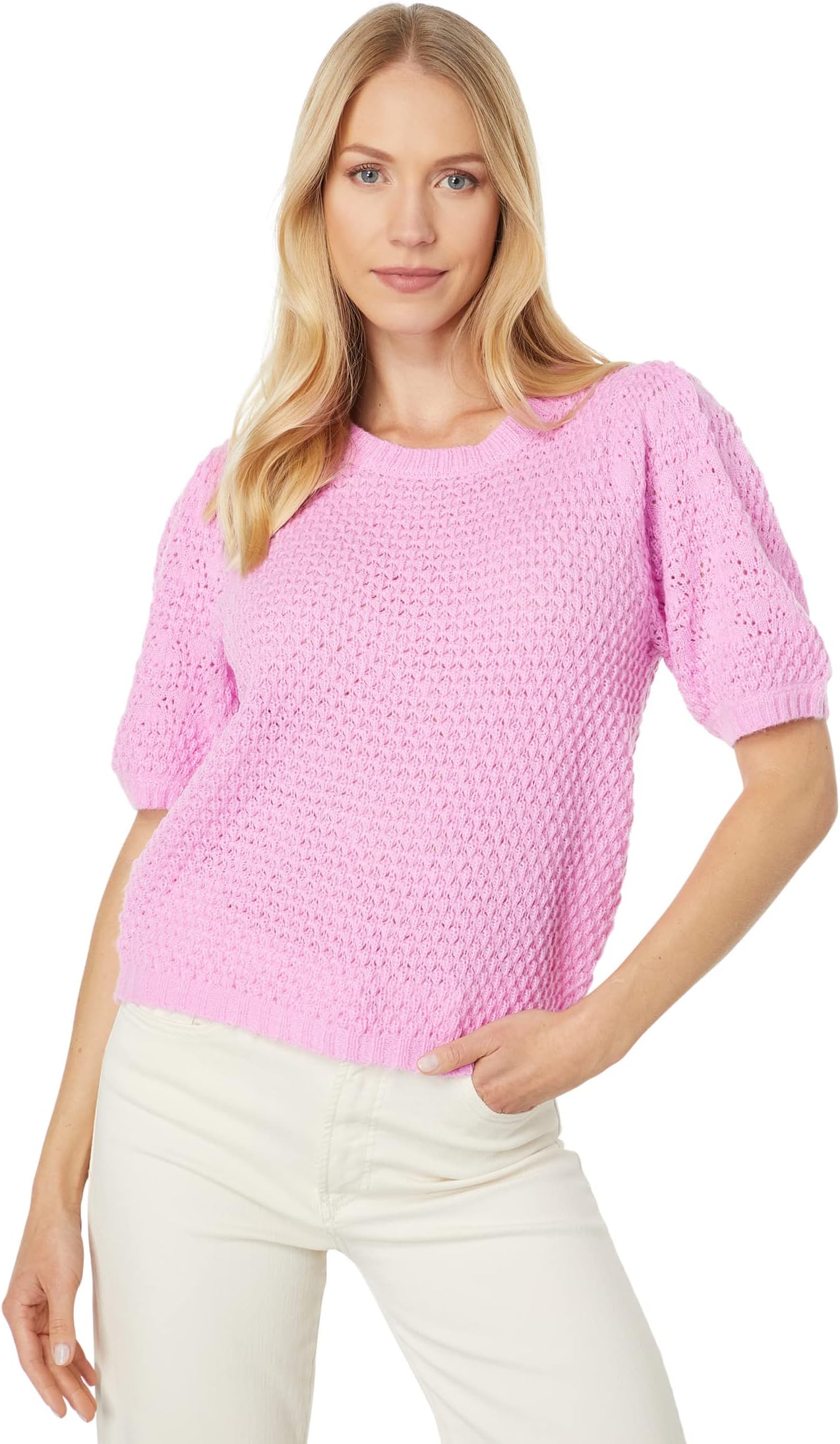 

Свитер Saltwater Luxe Doc Short Sleeve Sweater, цвет Peony