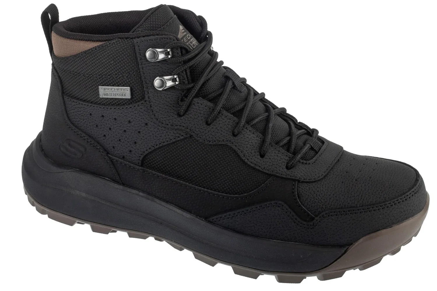 Ботинки из замши, Skechers, черный