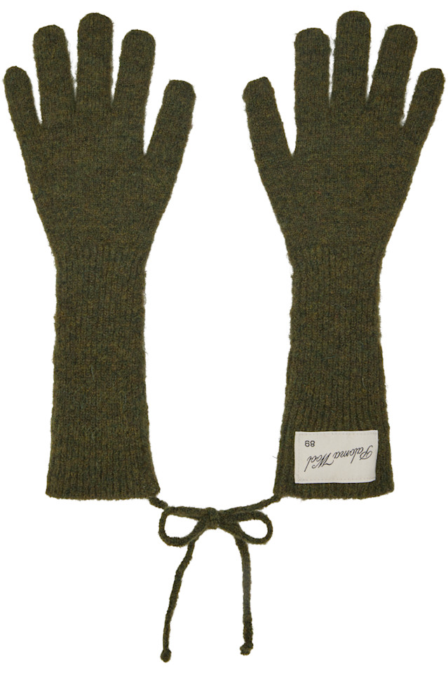 

Перчатки Peter Paloma Wool, хаки