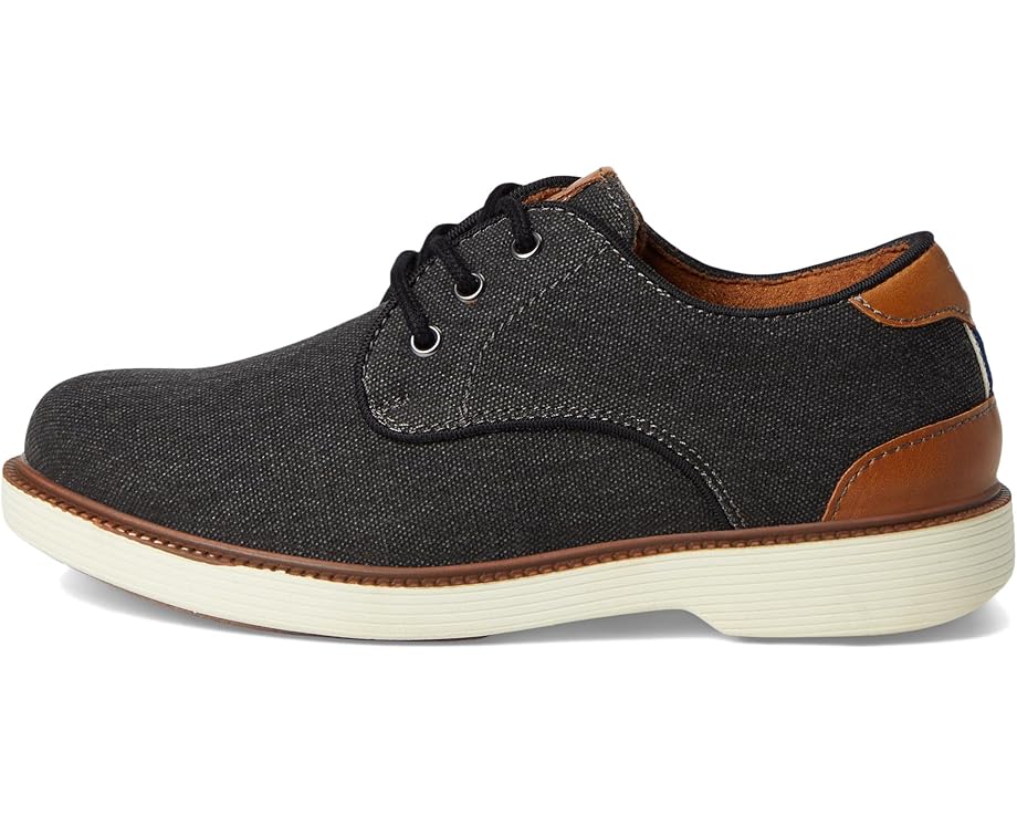 Детские оксфорды Florsheim Highland Canvas Plain Toe Jr. (toddler/little kid/big kid) Florsheim Kids, Black — фото 4