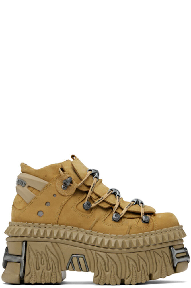 Кроссовки New Rock Edition на платформе Tan VETEMENTS
