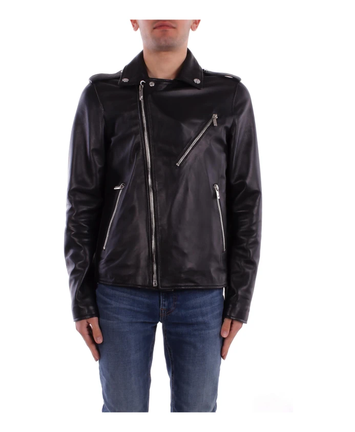 

Черная куртка на молнии и с карманами John Richmond, черный