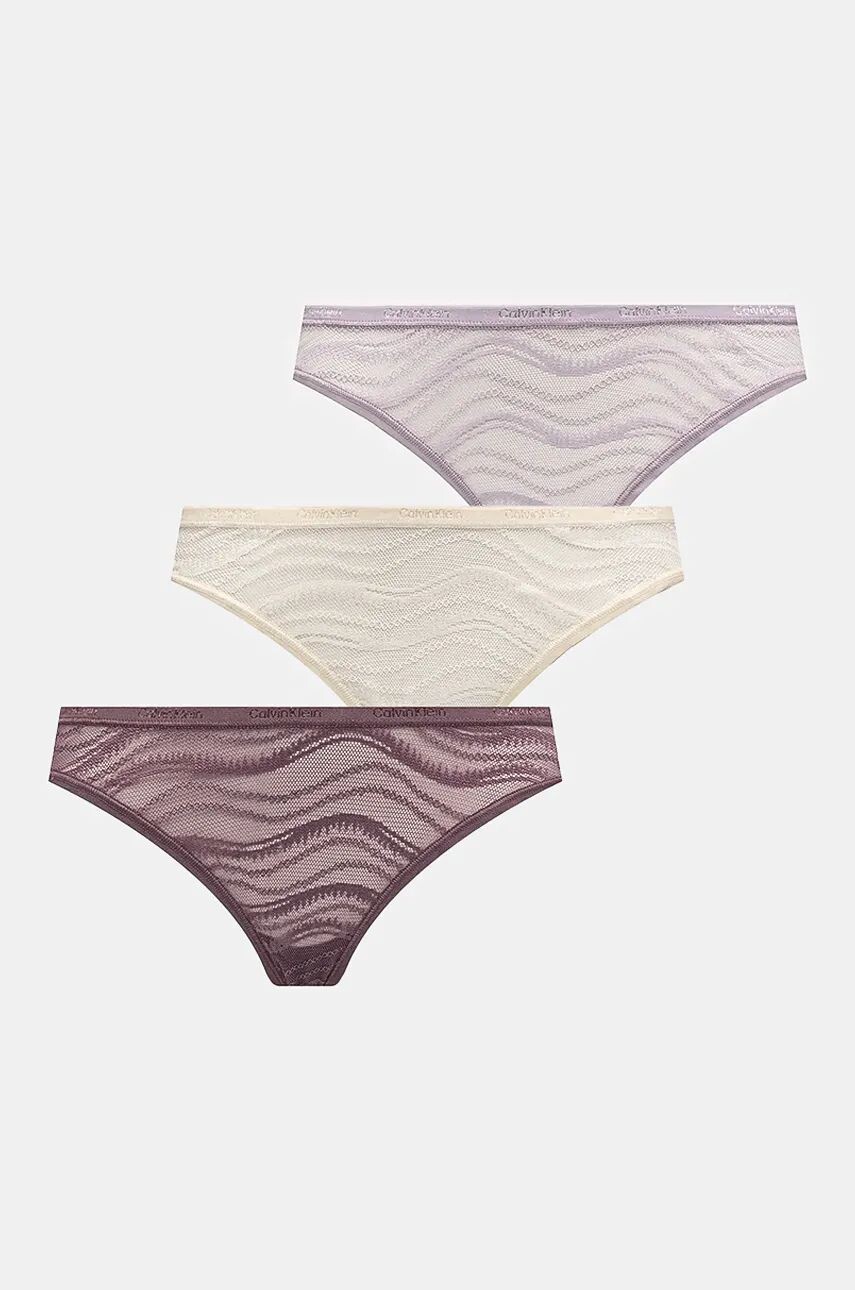 

Calvin Klein Underwear, 3 пары нижнего белья, фиолетовый