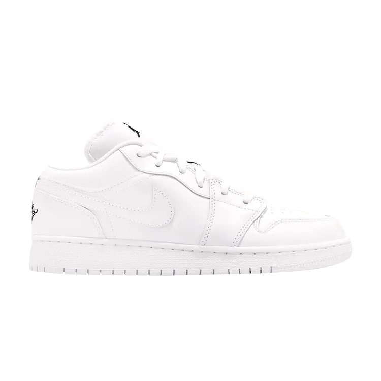 

Кроссовки Air Jordan 1 Low GS 'Triple White', белый