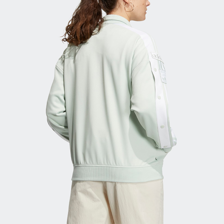 Куртка ADIBREAK Женская Льняная Зеленая Adidas Originals — фото 4