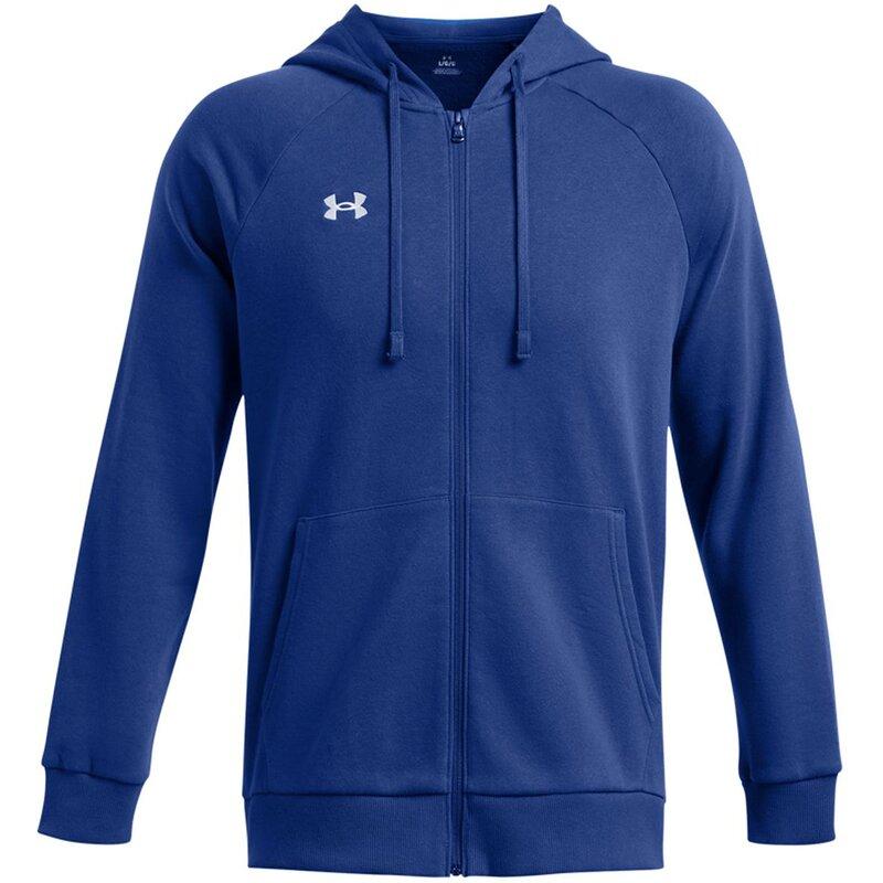 

Толстовка с капюшоном ua rival флис fz hoodie Under Armour, синий