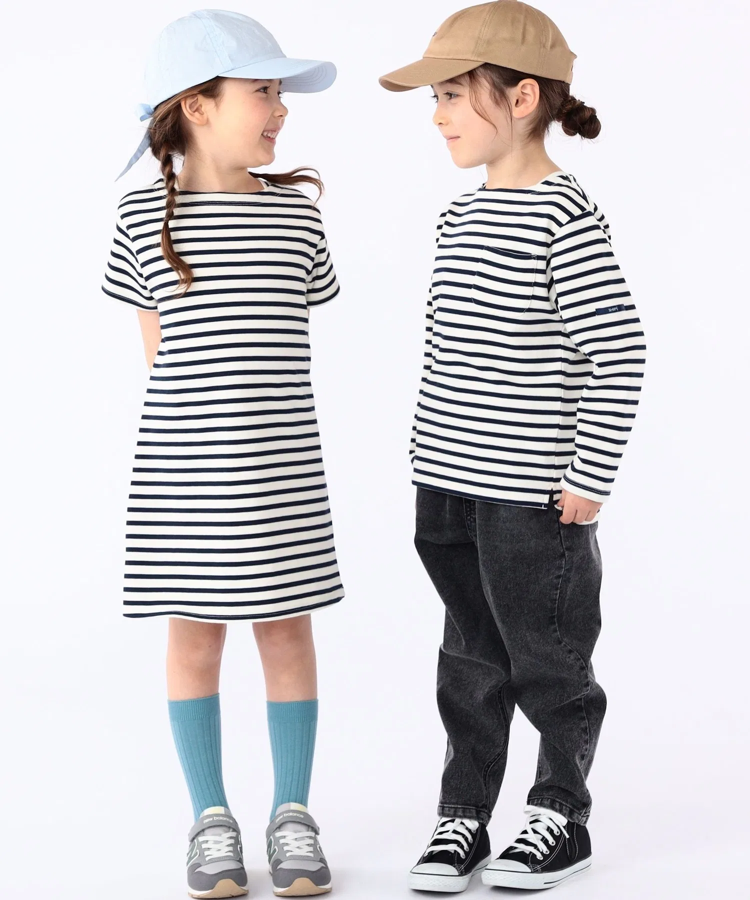 Детская футболка в полоску SHIPS KIDS, длинный рукав, белая — фото 3