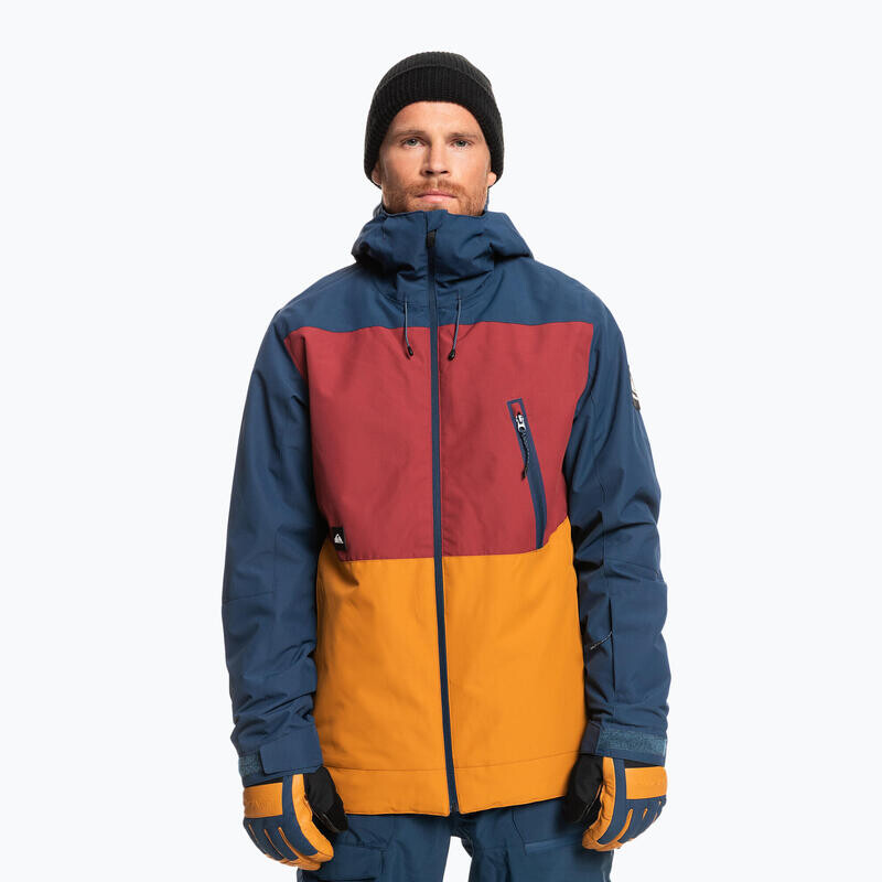 

Мужская куртка Quiksilver, бирюзовый/красный