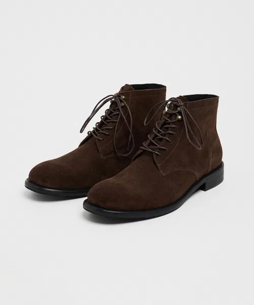 Ботинки UNIFORM Field Boots из замши коричневые — фото 3