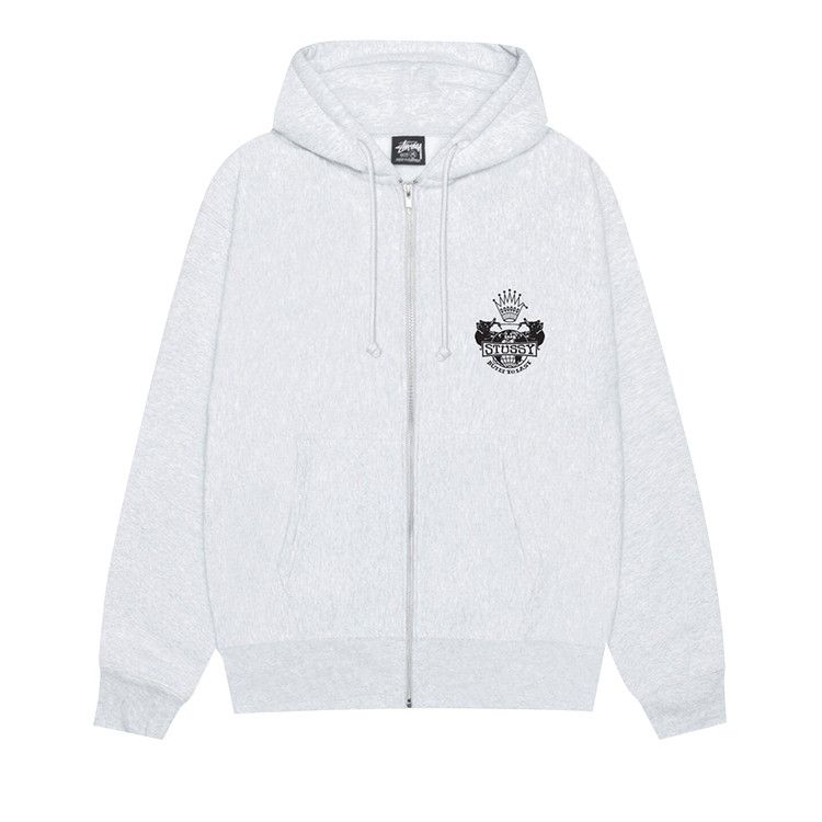 

Худи Stussy Built To Last Zip Hoodie, Ash Heather