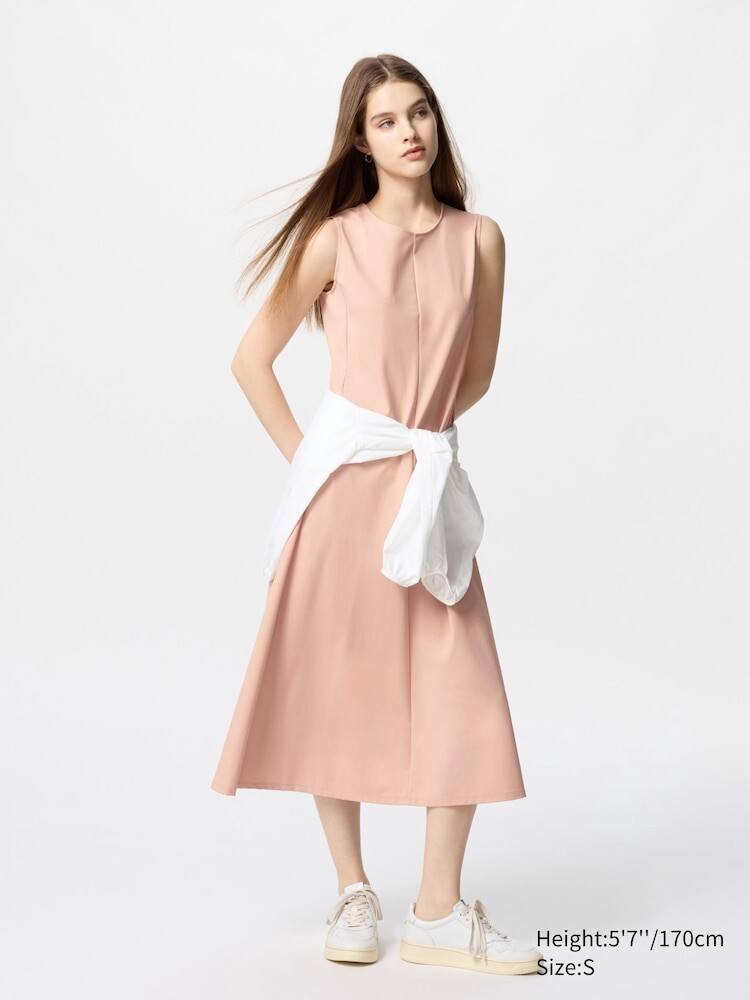 

Платье ultra stretch без рукавов Uniqlo, цвет 12 розовый