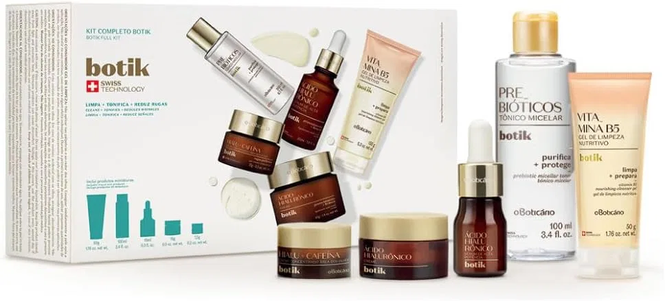 Набор для ухода за кожей Complete Botic Facial O Boticario 5 предметов