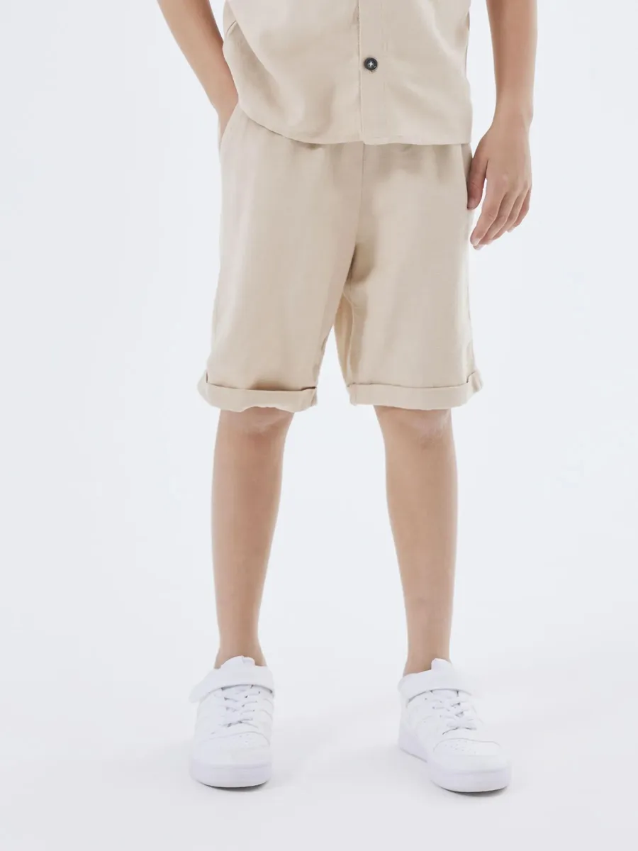 

Шорты Name It "NKMFAHER SHORTS F NOOS", цвет Humus
