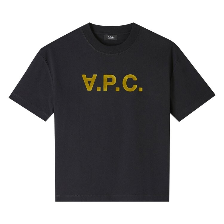 

Футболка A.P.C. Oversize Grand T-Shirt, цвет Black/Khaki