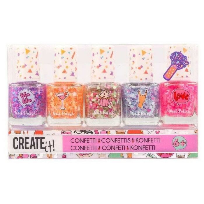 

Набор косметики Create It! Set Esmaltes de Uñas Confetti Create It!, Multicolor