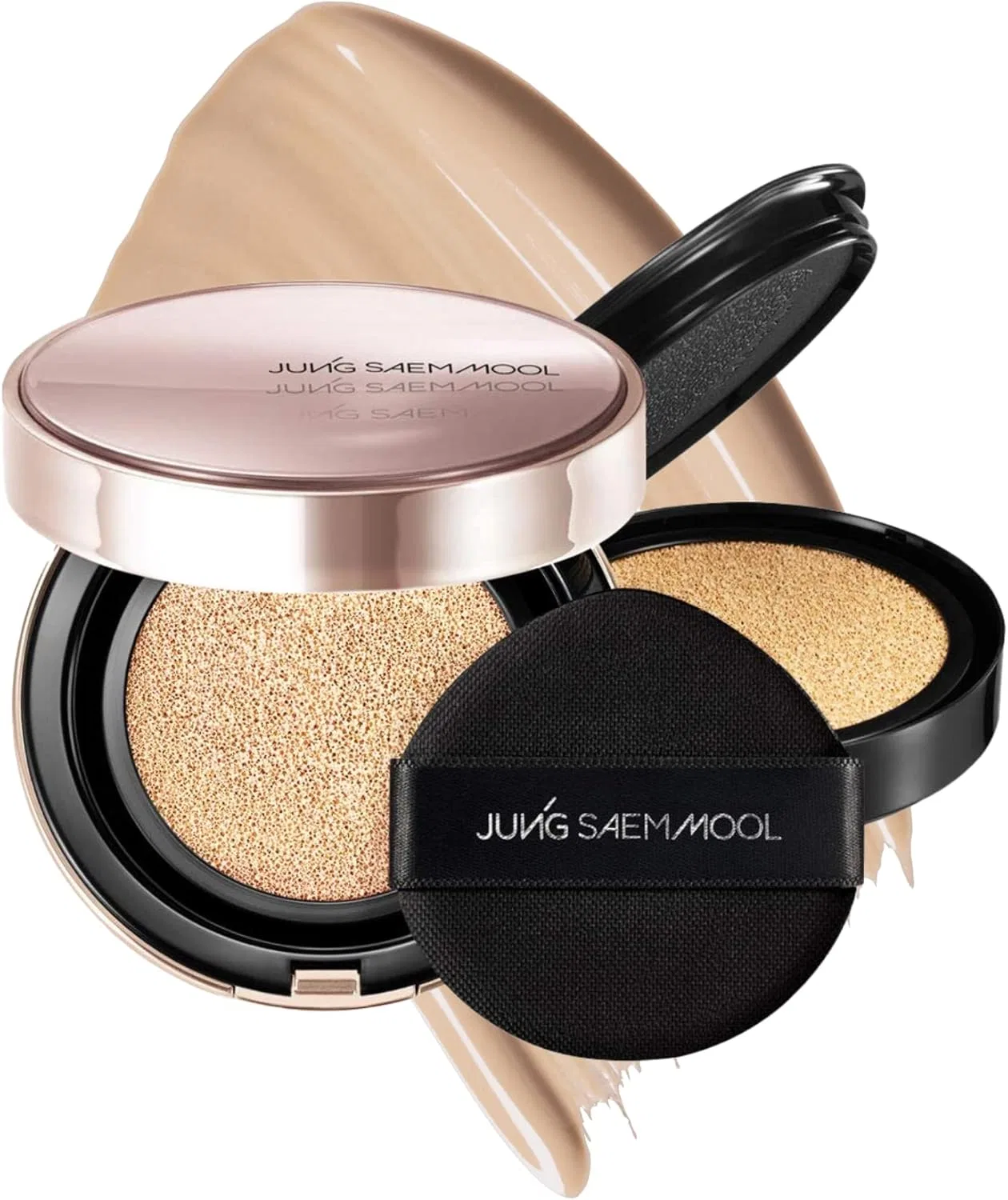 Тональное средство Cushion Jung Saem Mool Master Class Radiant Cushion с рефиллом 15 г оттенок Y5 Honey