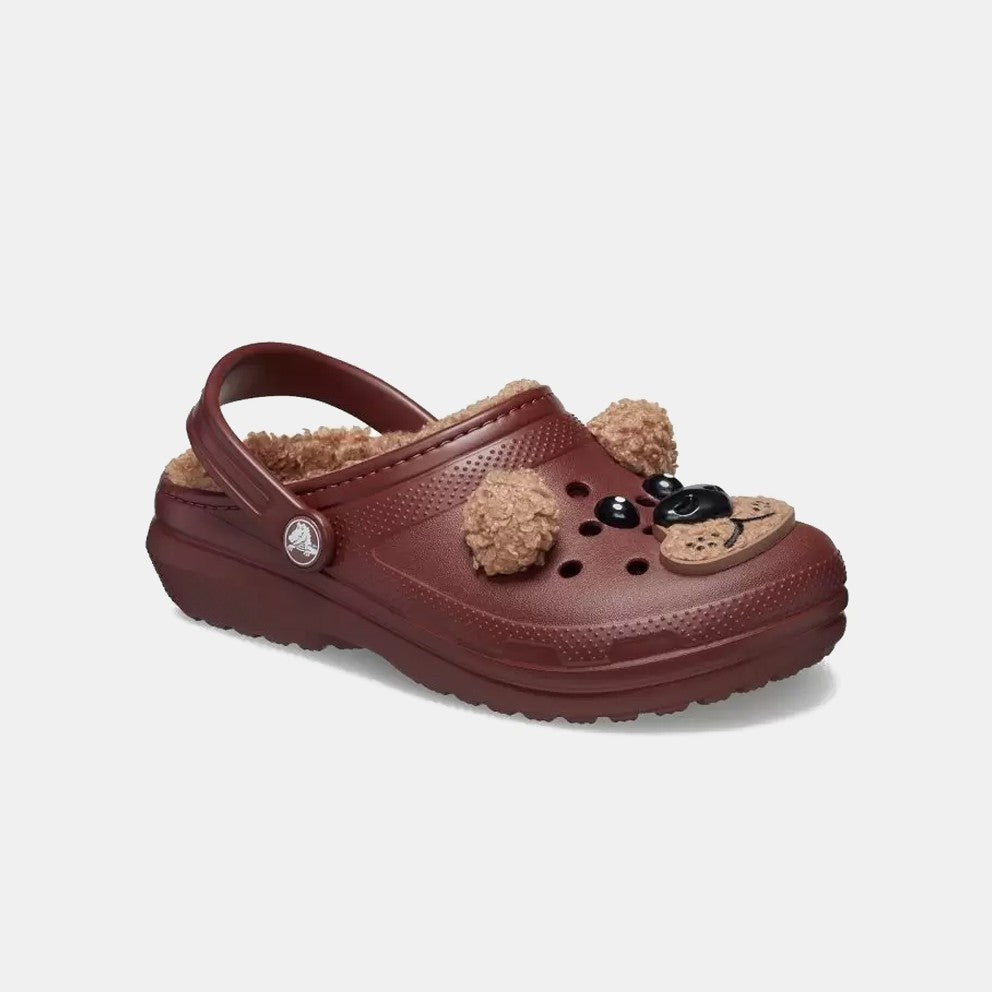 

Детские сабо Crocs Classic Lined I AM Brown Bear 210019-2FL, повседневная обувь для малышей GAL519