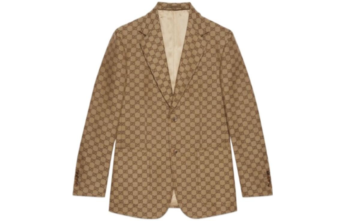

Деловой костюм мужской хаки Gucci, хаки