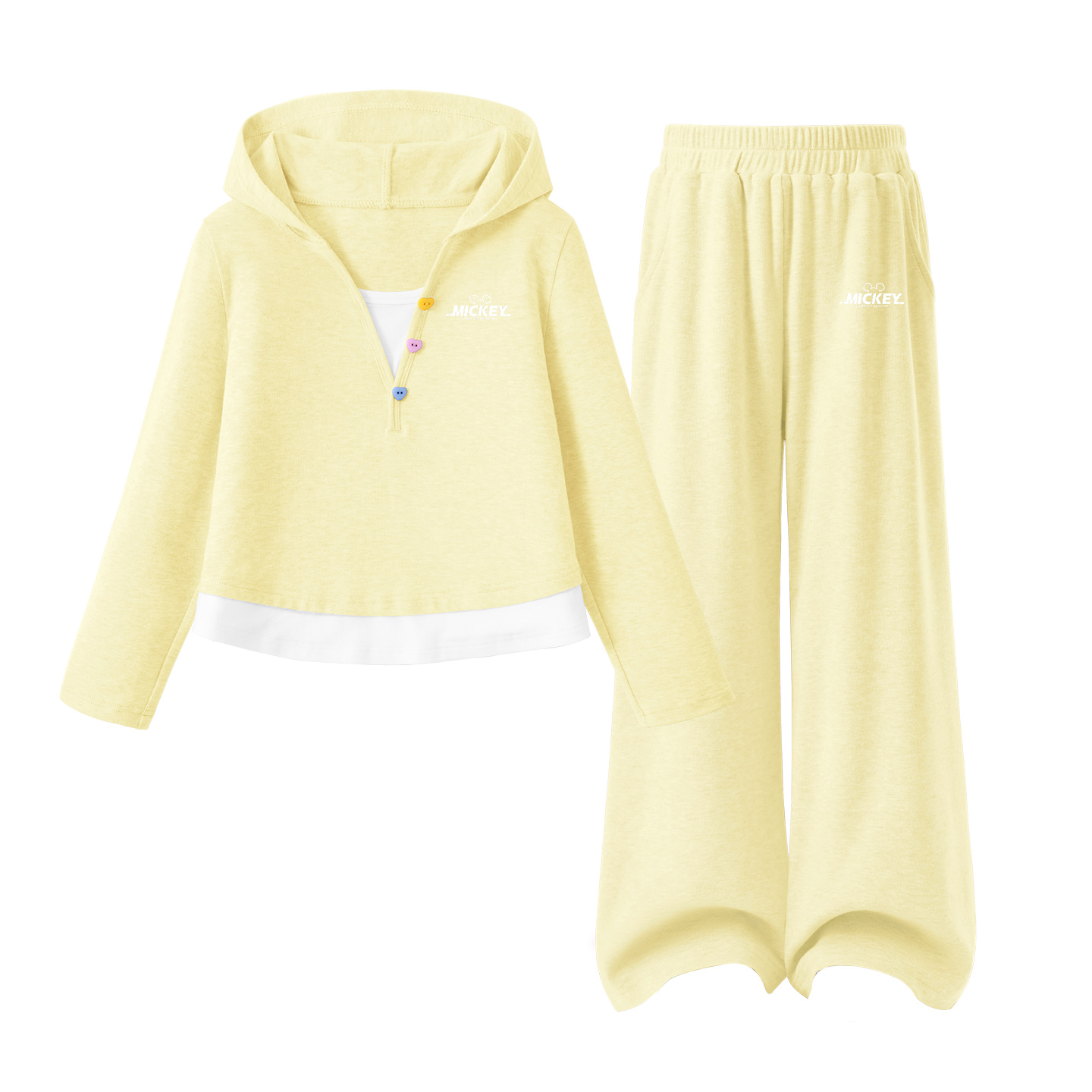 

Детская повседневная спортивная одежда Disney, желтый