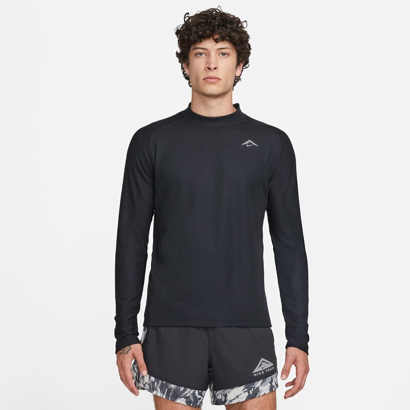 

Sweatshirt m nk df trail ls top Nike, мультиколор