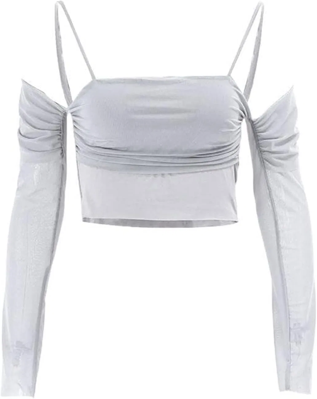 Блуза, женская Knit Vest 2 Piece Set, серый