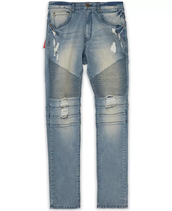 

Мужские джинсы Big and Tall Alto Moto в облегающем крое Reason, синий