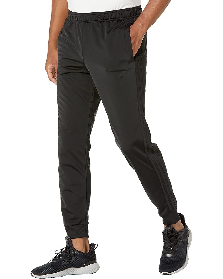 

Брюки adidas Essentials 3-Stripes Tricot Jogger, цвет Black/Black 1