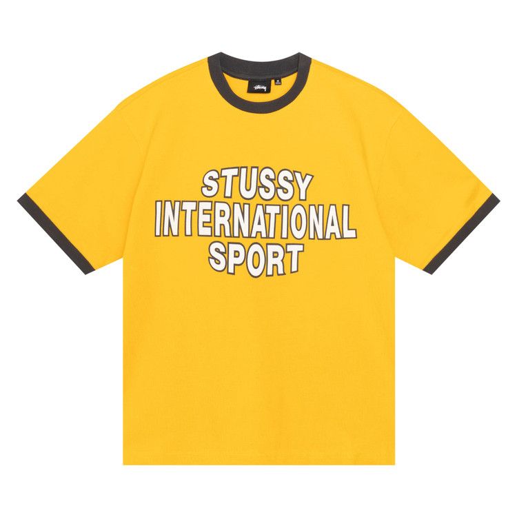

Футболка Stussy Sport Ringer Tee, Gold