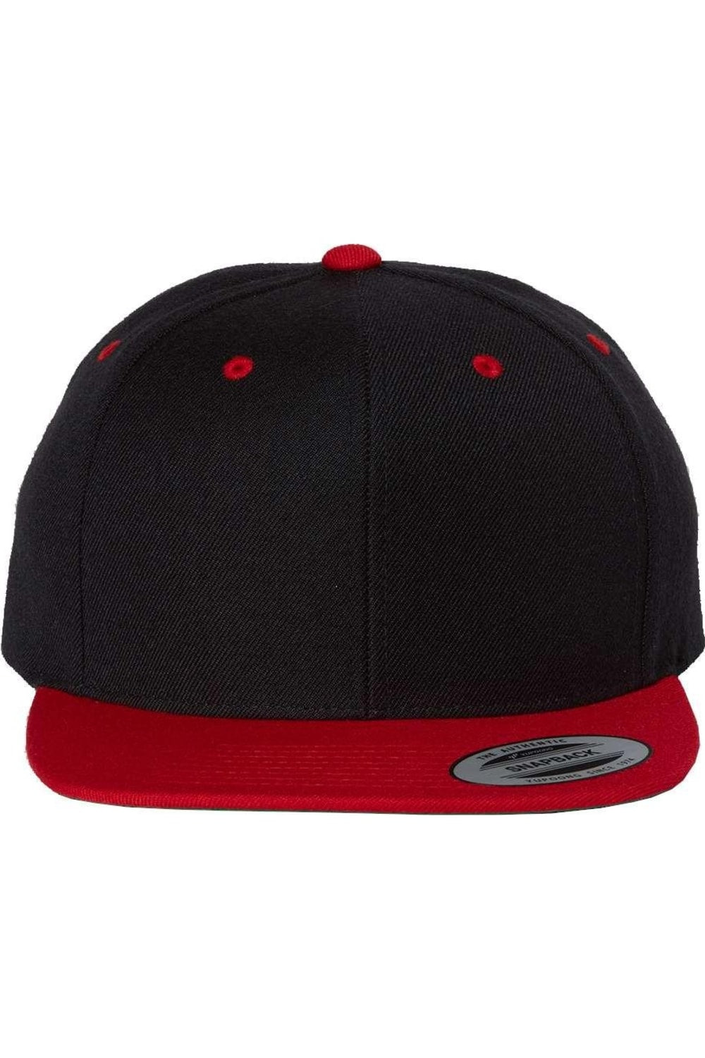 

Кепка с плоским козырьком YP Classics Snapback, черный/красный