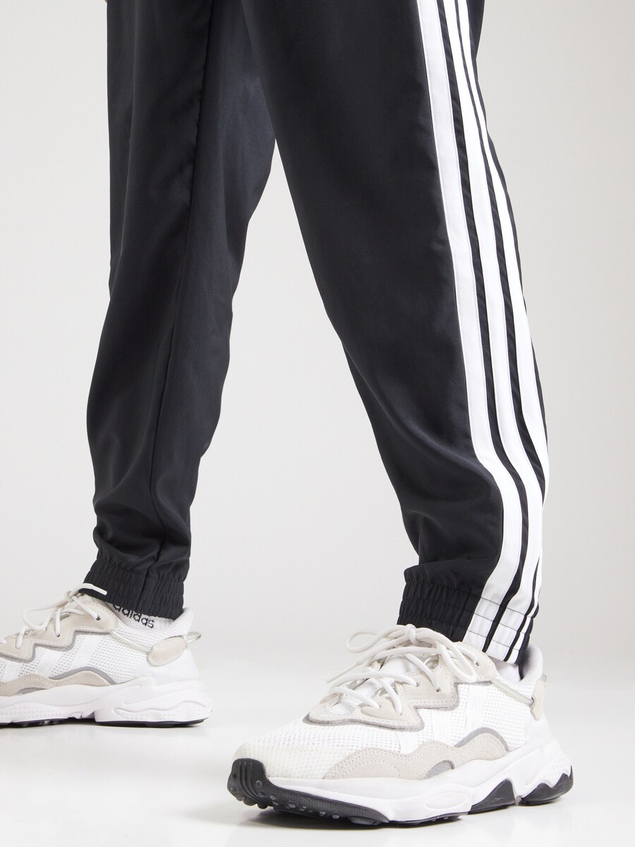 Зауженные тренировочные брюки ADIDAS SPORTSWEAR 3S, черный — фото 3