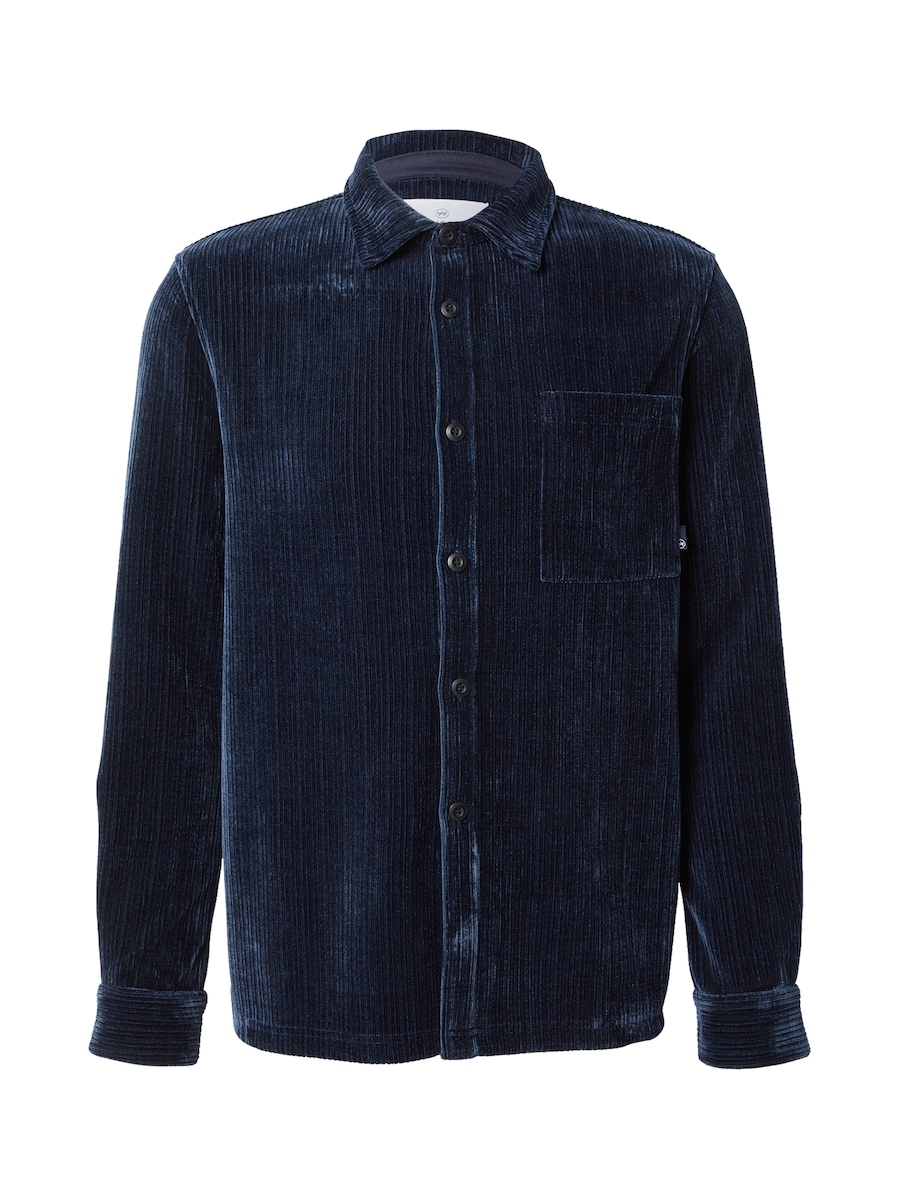 

Рубашка на пуговицах Comfort fit Kronstadt Miami, темно-синий