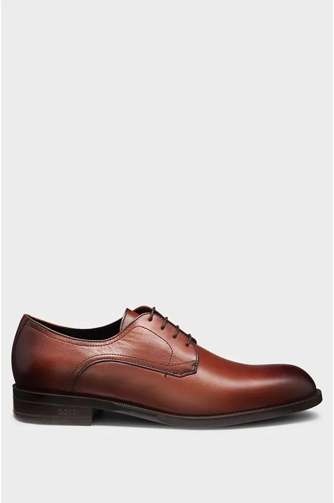Туфли BOSS Men's Tayil_derb_bunlDerby, Medium Brown — фото 3