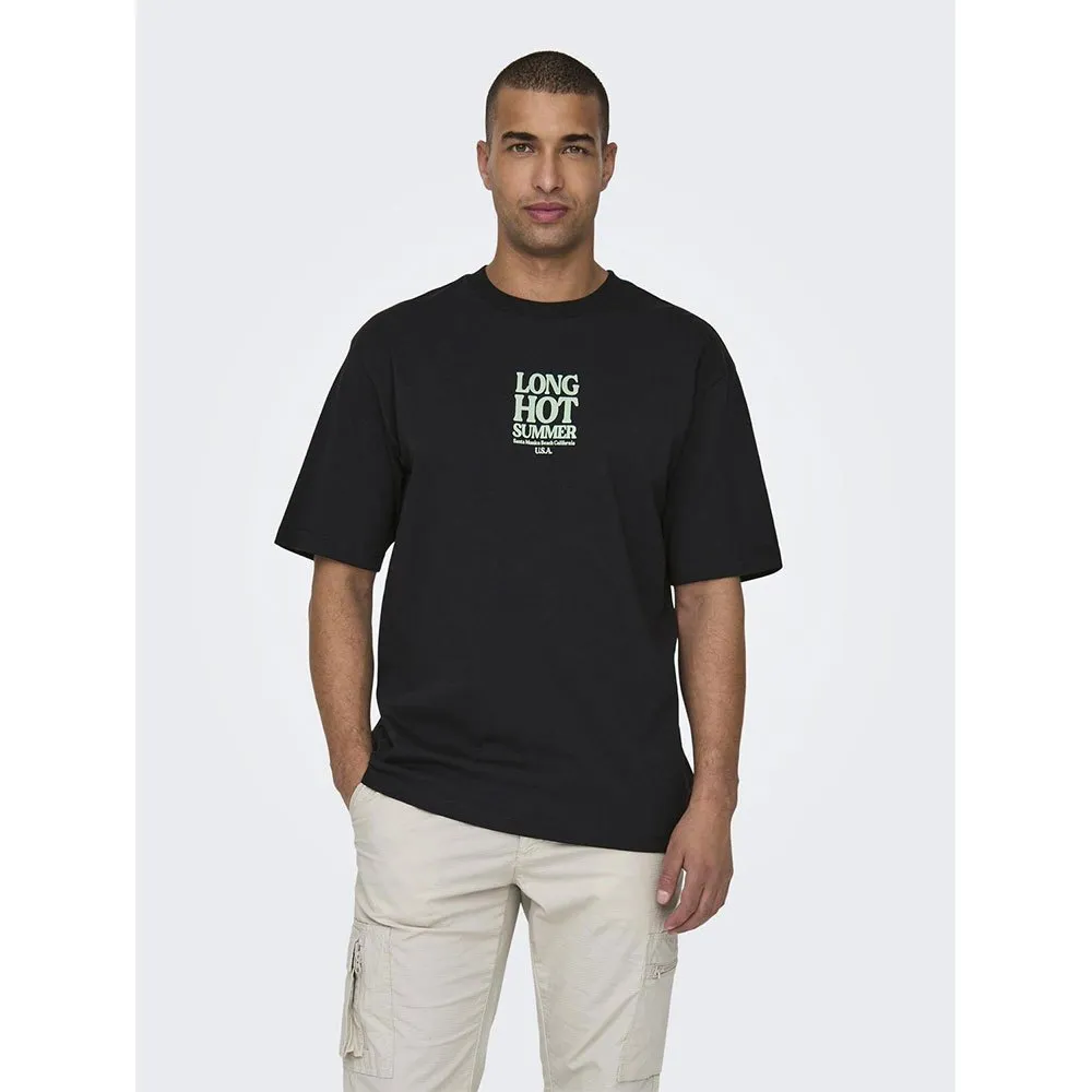 

Футболка Only & Sons Kenny Rlx Text, черный