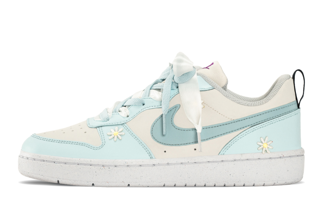 

Nike Court Borough CB противоскользящие амортизирующие низкие кроссовки для скейтбординга Blue White для подростков