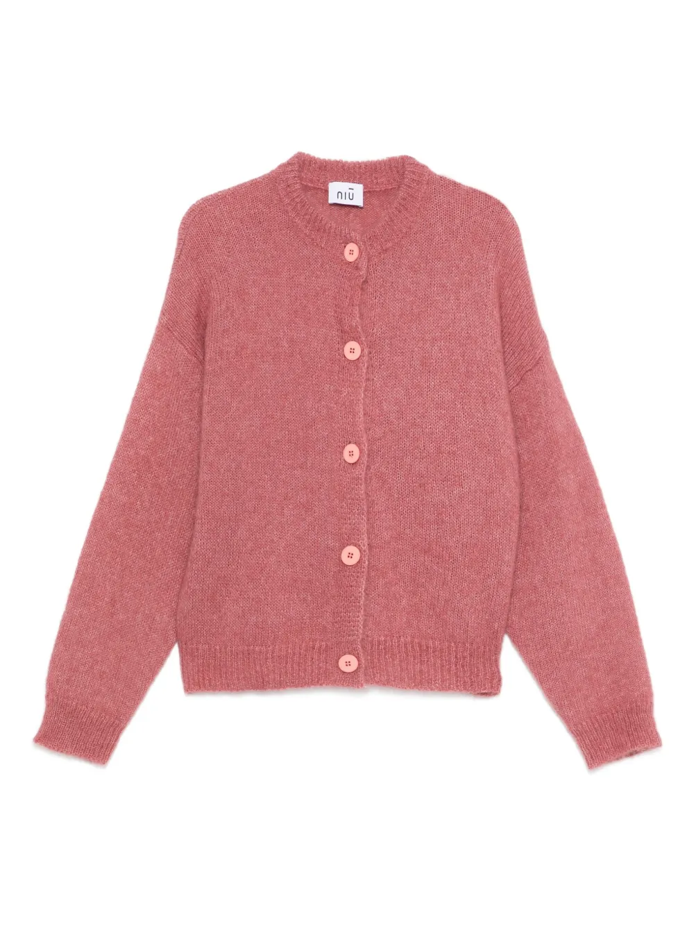 

Вязаный кардиган Niu, розовый