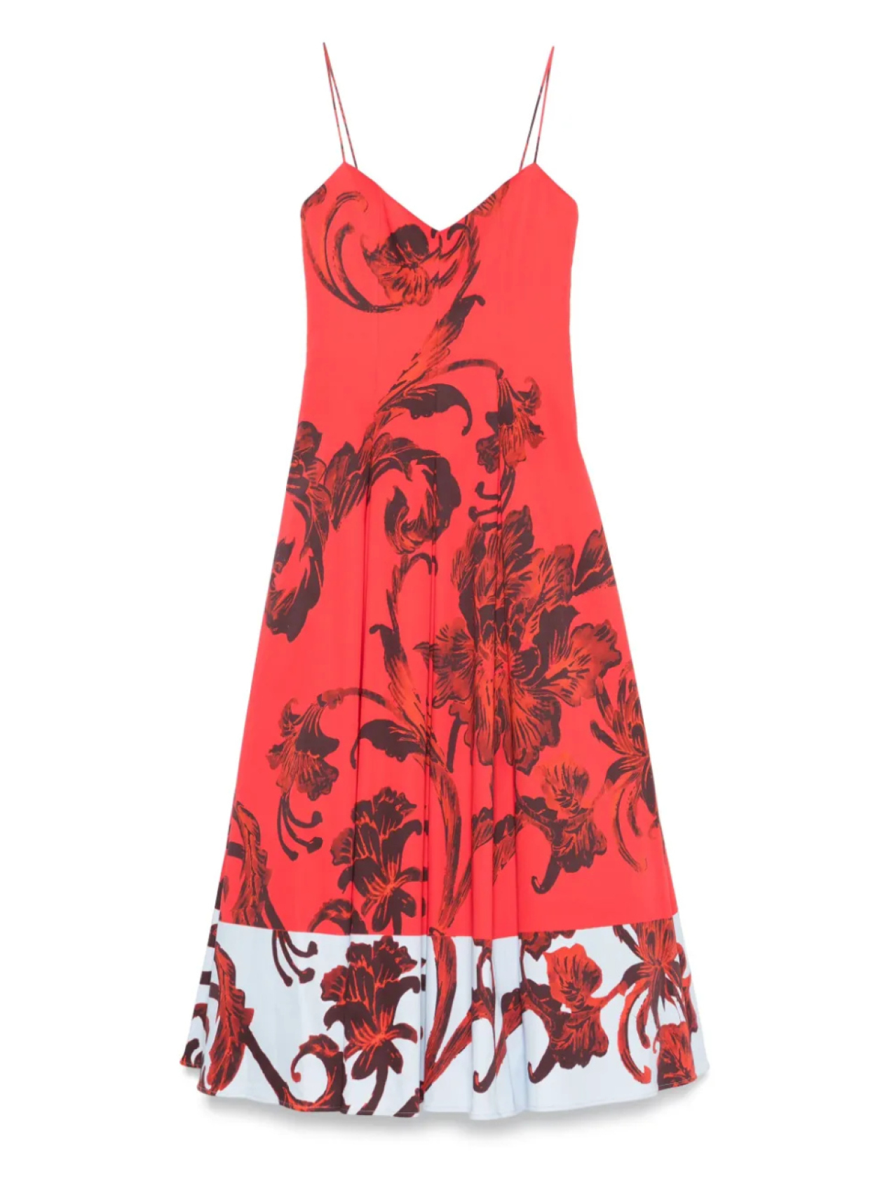 

Alice + olivia платье миди Isabelle, красный