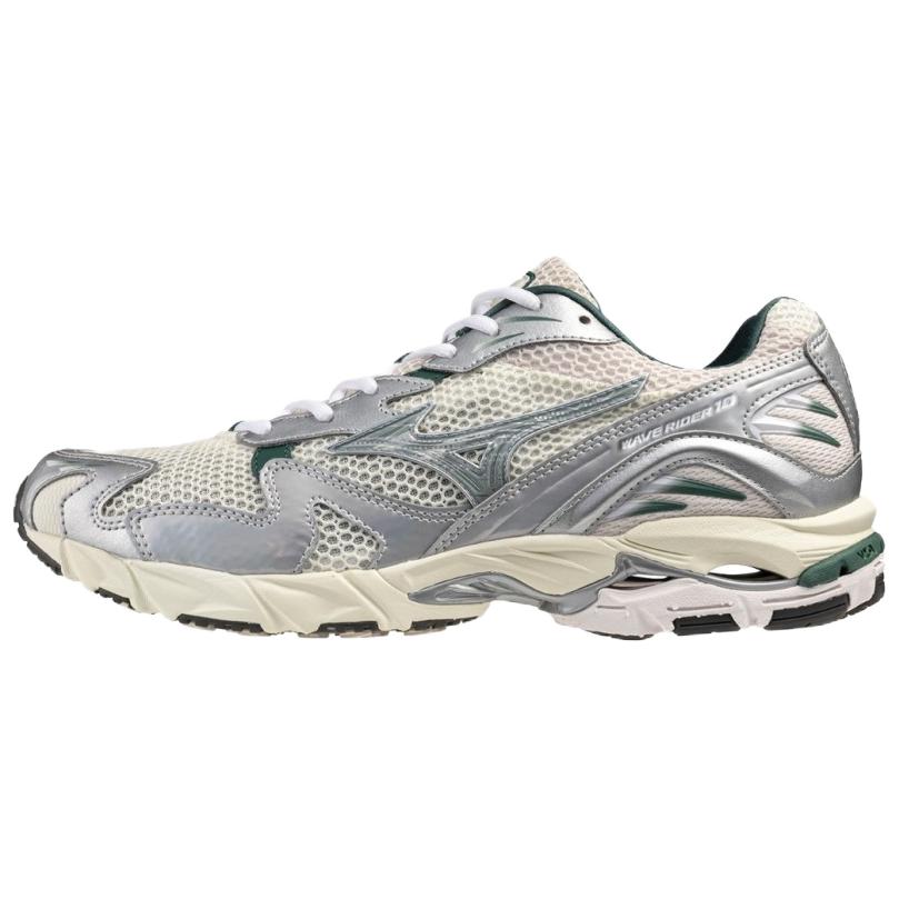 

Mizuno Кроссовки Wave Rider 10 White Slate Bistro Green