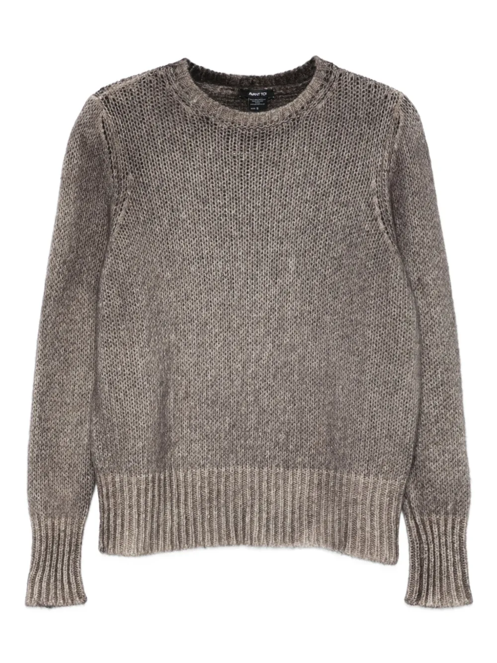 

Свитер с круглым вырезом Avant Toi, коричневый