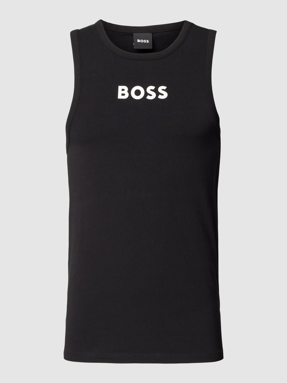 

Майка с этикеткой BOSS, черный