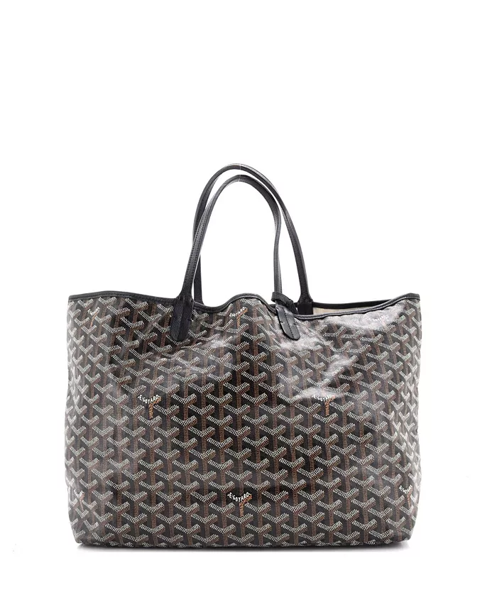 

Сумка-тоут PM Saint Louis из лакированного холста Pre-Owned Goyard, черный