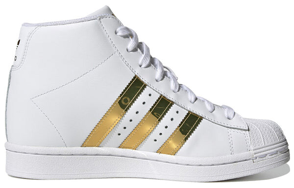 Кроссовки суперзвезда вверх Adidas, белый — фото 2