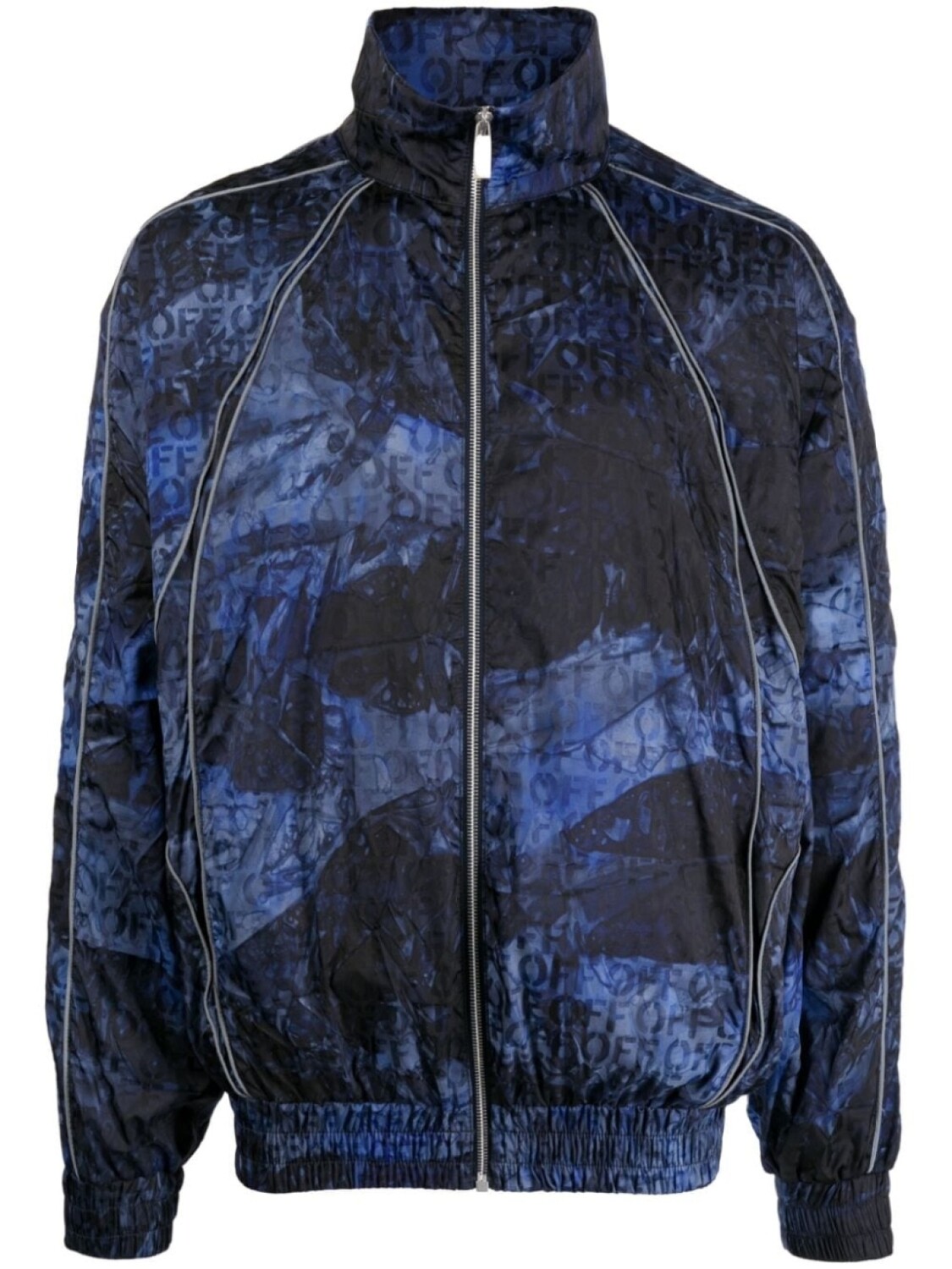 

Off-White ветровка с жаккардовым логотипом, разноцветный