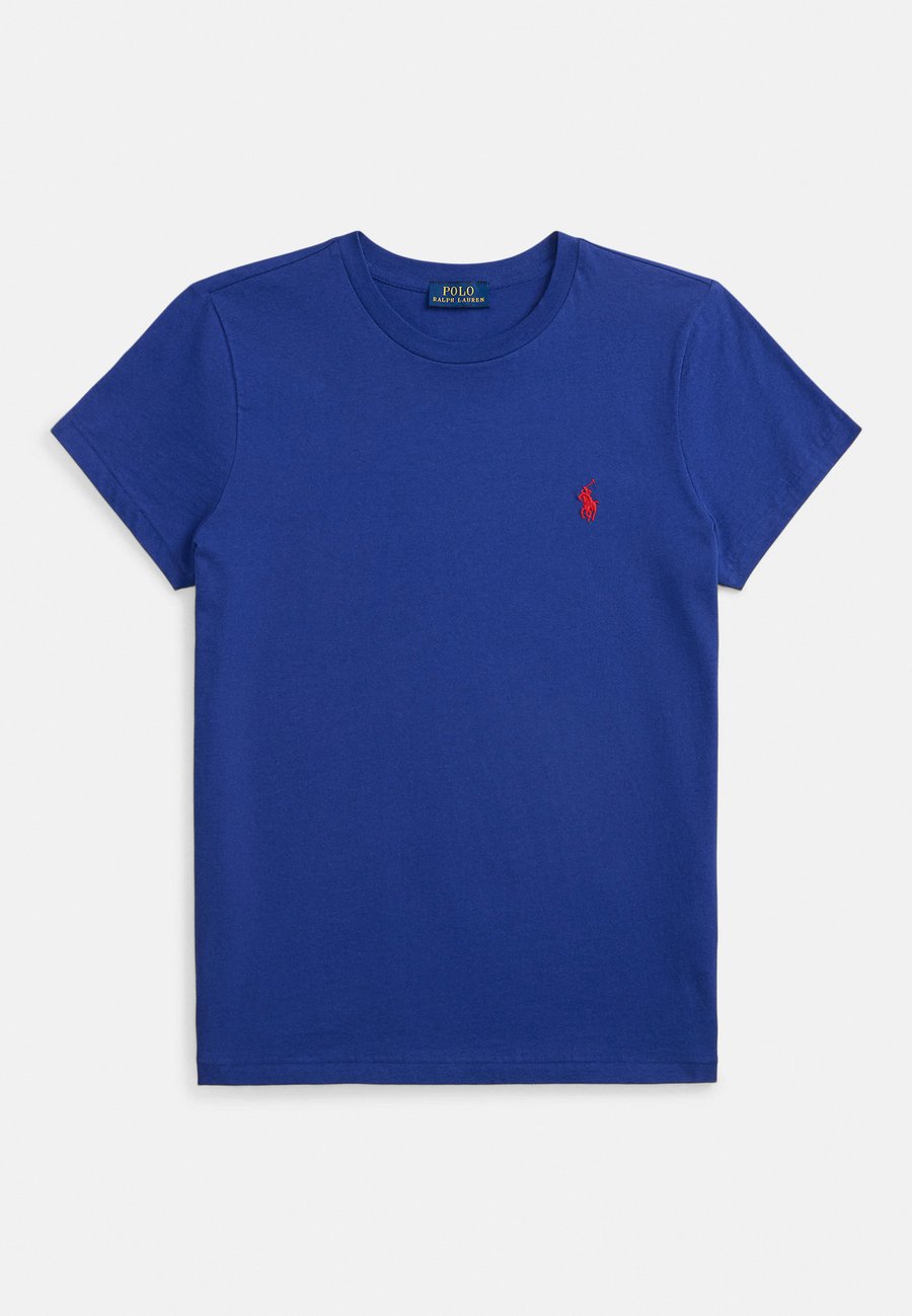 Футболка Polo Ralph Lauren COTTON JERSEY CREWNECK T-SHIRT, Heritage Royal/Dark Blue — фото 4